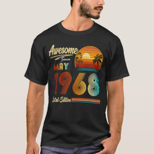 Camiseta 55. º aniversário 55 anos é incrível desde maio de