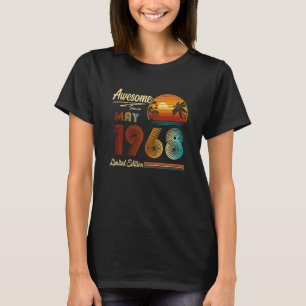 Camiseta 55. º aniversário 55 anos é incrível desde maio de