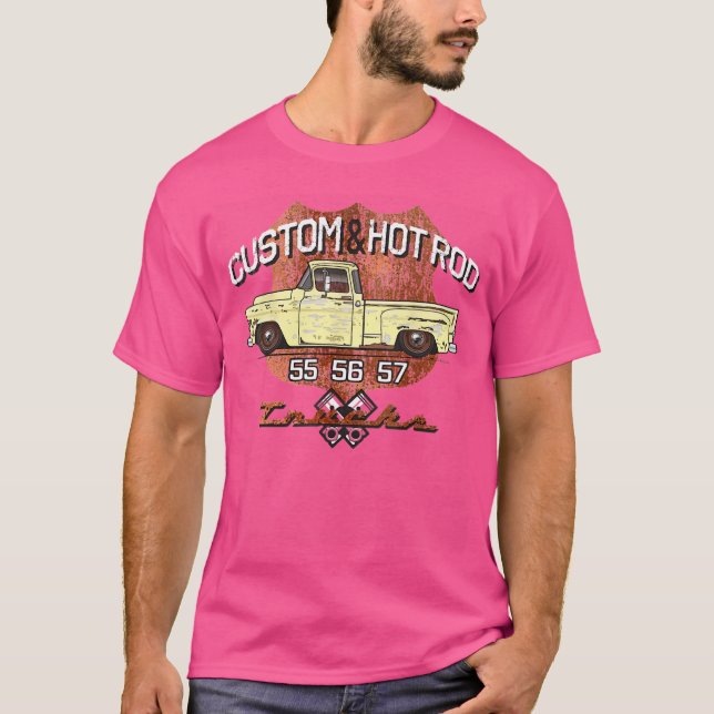Camiseta 55 56 57 Chevysruck rapaz (Frente)