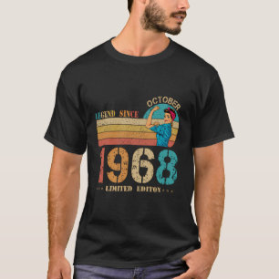 Camiseta 55.A Legenda De Aniversário Desde Outubro De 1968 