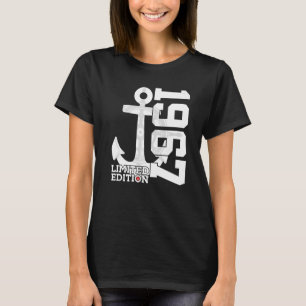 Camiseta 55 anos de capacidade 1967 Sailor 55.o aniversário