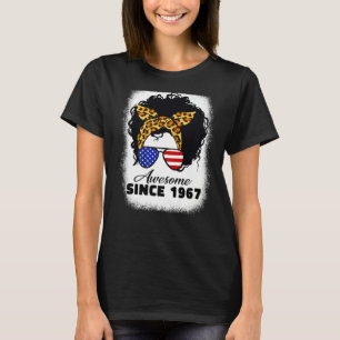 Camiseta 55 Anos De Idade, Leopard Incrível Desde 1967 Aniv