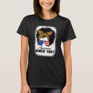 Camiseta 55 Anos De Idade, Leopard Incrível Desde 1967 Aniv