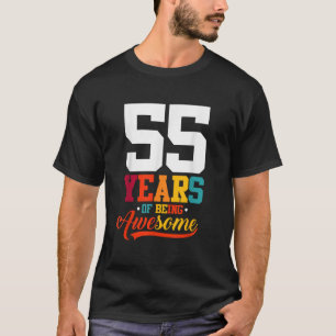 Camiseta 55 Anos De Ser Espetacular Oferece 55 Anos De Idad