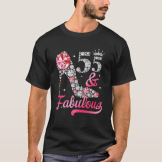 Camiseta 55 E Altos Saltos Fabulosos 55.O Aniversário Para