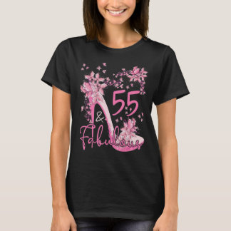 Camiseta 55 E Fabulosas Borboletas Florais Altos Saltos 55º