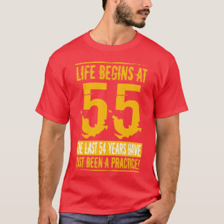 Camiseta 55 Homem de Aniversário