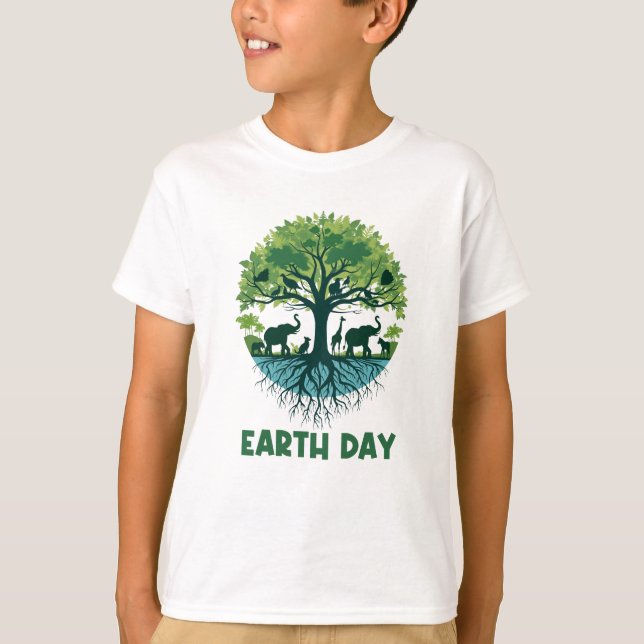 Camiseta 55.o Dia da Terra 2025 abril 22 (Frente)