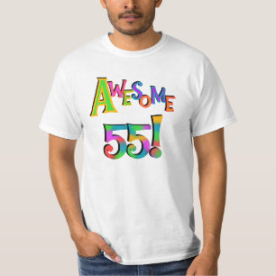 Camiseta 55 t-shirt e presentes impressionantes do