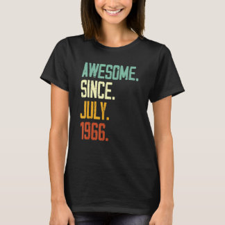Camiseta 56º Aniversário Impressionante Desde Julho De 1966