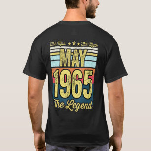 Camiseta 56º Aniversário O Homem O Mito A Lenda