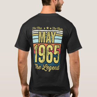 Camiseta 56º Aniversário O Homem O Mito A Lenda
