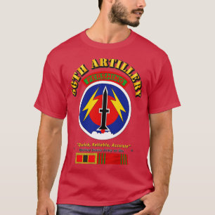 Camiseta 56.ª Artilharia Pershing w Svc Medals