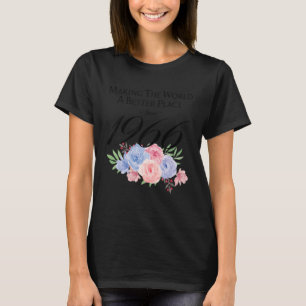Camiseta 56 Aniversário Fazer o mundo um lugar melhor desde