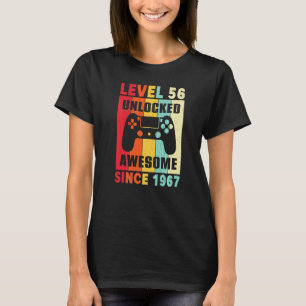 Camiseta 56 Anos De Idade Incrível Desde 1967 Mulheres Home