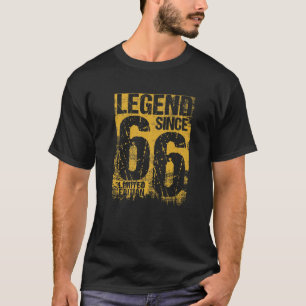 Camiseta 56 Anos De Idade Vintage 1966 56º Aniversário