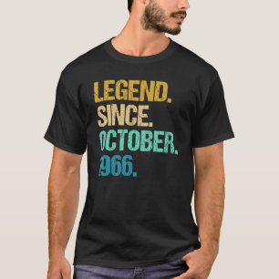 Camiseta 56 anos de lenda desde outubro de 1966 56º nascime