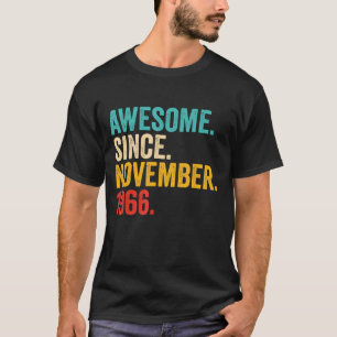 Camiseta 56 anos Oferece 56 anos de aniversário incrível de