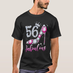 Camiseta 56 E Fabuloso 56° Aniversário, Calçados De Alto Cu