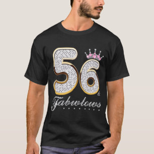 Camiseta 56 e Fabuloso Diamante C de 56 Anos de 56 Anos