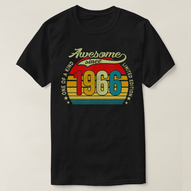 Camiseta 56 Years Old Gifts 56th Birthday Men Awesome Since (Frente do Design)