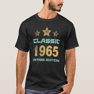 Camiseta 57 anos de idade Clássica Vintage Edition 1965 57t