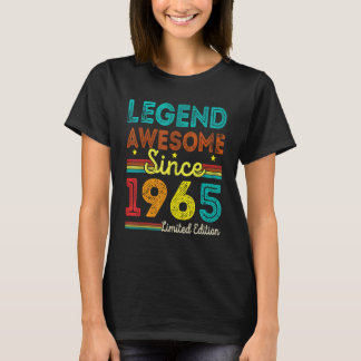 Camiseta 57 Anos De Idade Vintage Legend Incrível Desde 196