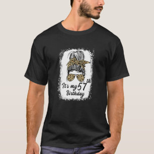Camiseta 57 anos é o meu 57º aniversário