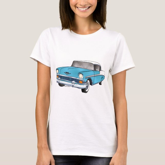 Camiseta 57 Chevrolet Belair (Frente)