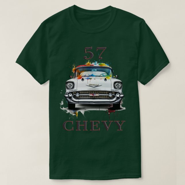Camiseta 57 Chevy (Frente do Design)