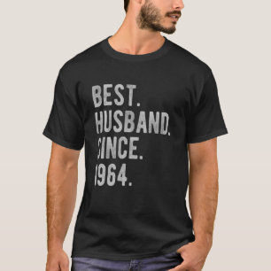 Camiseta 58º Aniversário De Casamento Para Ele Melhor Marid