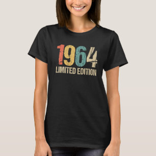 Camiseta 58º Aniversário Mulheres 58 anos 1964 1