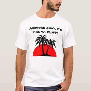 Camiseta 58982, âncoras afastado, sua hora DE JOGAR!
