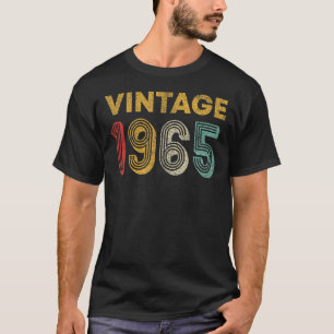 Camiseta 58 anos de idade Retro Vintage 1965 58º aniversári