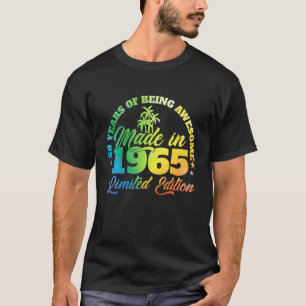 Camiseta 58 anos de ser incrível feito em 1965 Aniversário