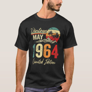 Camiseta 58 Year Old Vintage May 1964 58th Birthday
