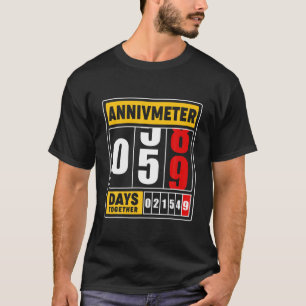 Camiseta 59º Aniversário De Casamento S Para Pais Marido Wi