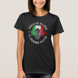 Camiseta 59º Aniversário Do Futebol Itália Nascer Em 1963 5