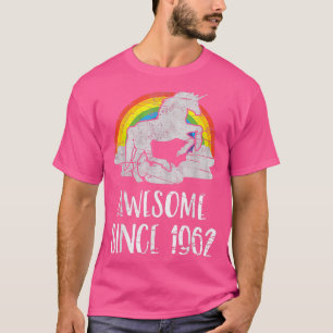 Camiseta 59º aniversário, unicórnio vintage, incrível desde