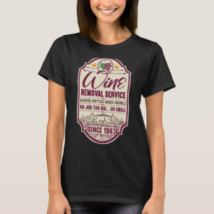 Camiseta 59.º Aniversário Eu rotulo Decanter de Vinho I Rem