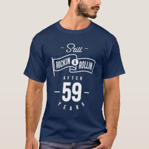 Camiseta 59 anos 59 anos Aniversário - Presente Engraçado