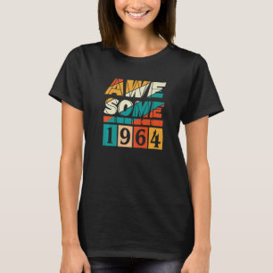Camiseta 59 anos de idade incrível desde 1964 Vintage 59th