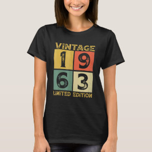 Camiseta 59 anos de idade Retro 1963 59º aniversário