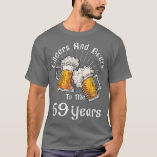Camiseta 59 anos Festas de Cervejas 59º aniversário Dri
