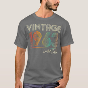 Camiseta 59 anos Vintage 1963 59th Birthday Gifts Wome