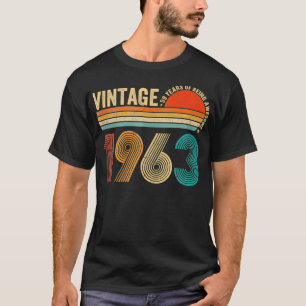 Camiseta 59 anos Vintage 1963 Limited Edition 59th Bir