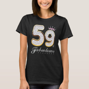Camiseta 59 e Fabuloso Diamante C de 59 Anos de Idade