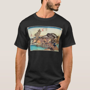 Camiseta 5. 保 土 ヶ 宿, 広 重 Hodogaya-juku, Hiroshige, Ukiyo-e
