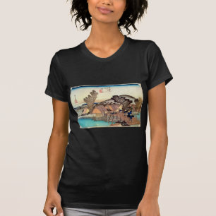 Camiseta 5. 保 土 ヶ 宿, 広 重 Hodogaya-juku, Hiroshige, Ukiyo-e
