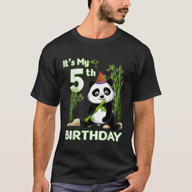 Camiseta 5 5 Py Animal Panda (Frente)